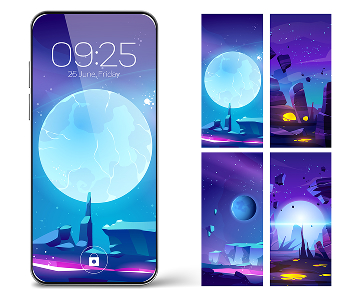 illustration of smartphone home screen